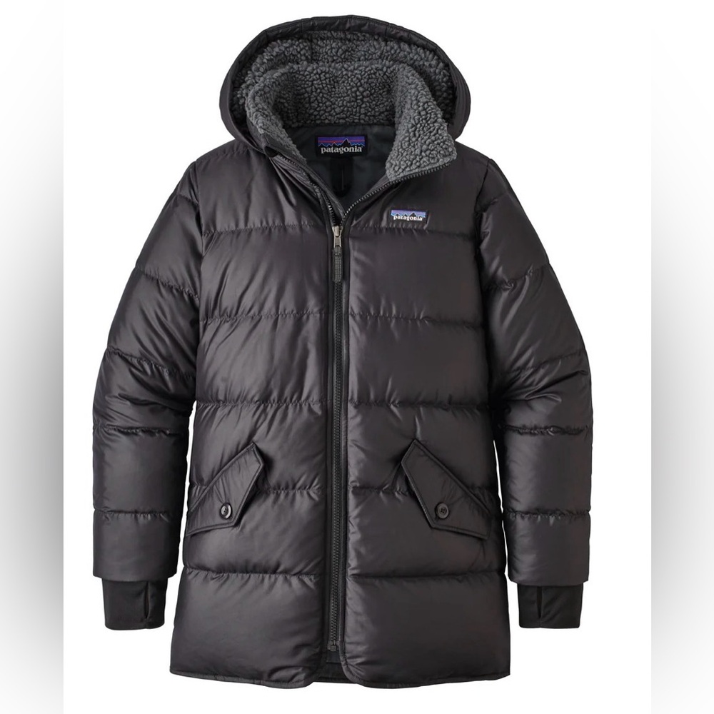 Patagonia Kids Black Down Parka